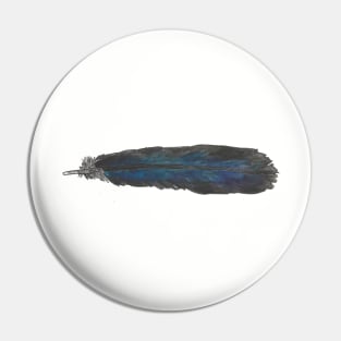 Black Feather Pin