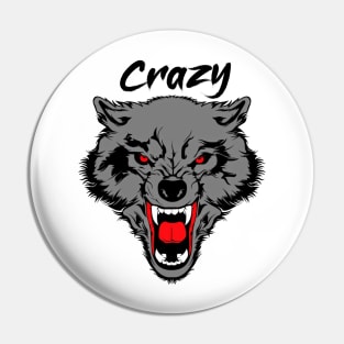 Crazy Fox Pin