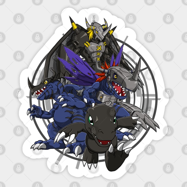 Digimon Master World - BlackAgumon(Millenniumon) Evolution