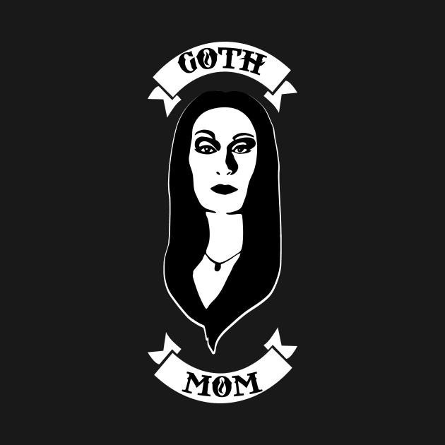 Morticia Addams Goth Mom Funny Halloween Mothers Day Gift by Prolifictees