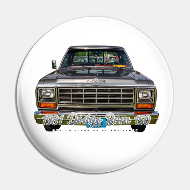 1981 Dodge Ram 150 Custom Stepside Pickup Truck Pin by Gestalt Imagery