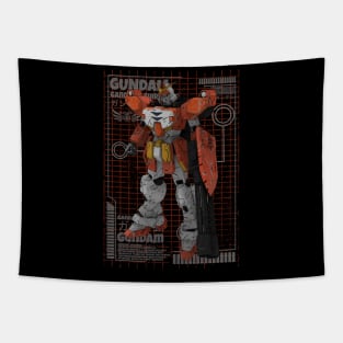 XXXG-01H2 Gundam Heavyarms Custom Tapestry