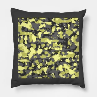 Grey Olive Digital Camouflage Pillow