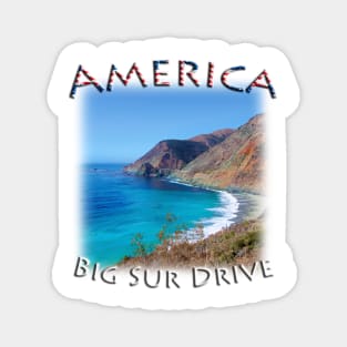 America - Big Sur Drive Magnet