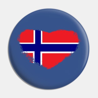 Love Norway Pin