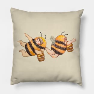 Honey Bee Harvest Pillow