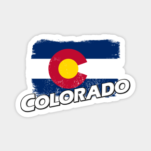 Colorado flag Magnet