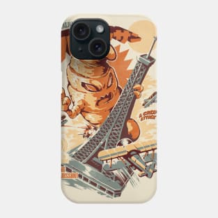 The Kaijussant - A Croissant of Kaiju Phone Case