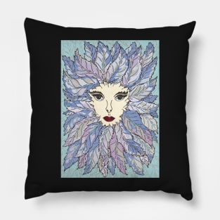 Green Lady - Winter Pillow