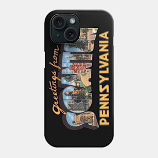 Greetings from Scranton Pennsylvania Phone Case