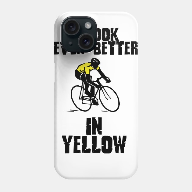 Yellow Jersey! Phone Case by keithcsmith