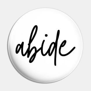 Abide B Pin