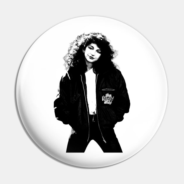 Kate Bush Retro Pin by solutesoltey