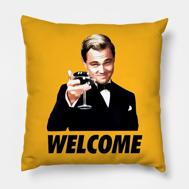 The Great Gatsby Leonardo Di Caprio Pillow by KrateMilk