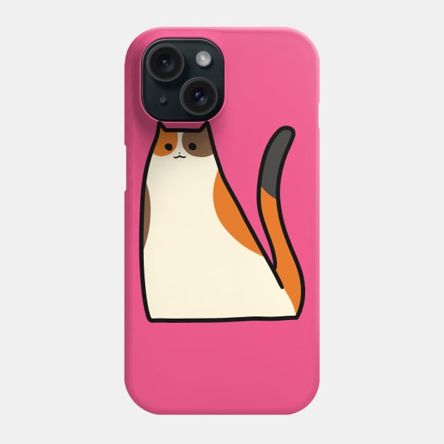 Calico Sitting Phone Case by saradaboru