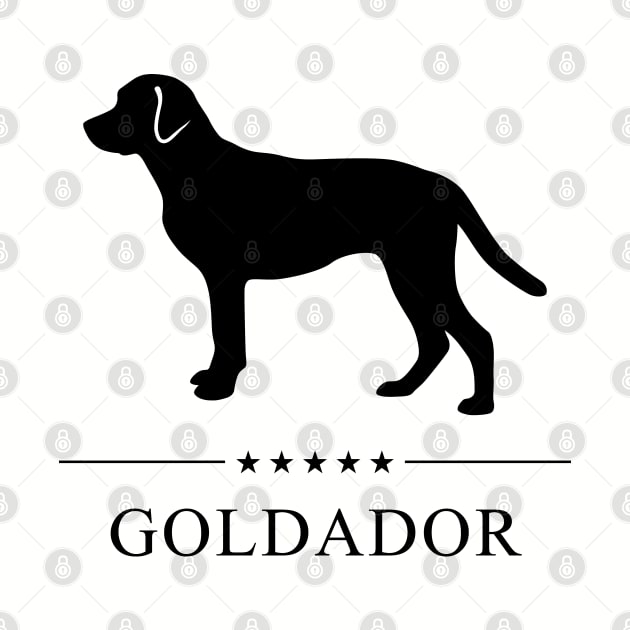 Goldador Black Silhouette by millersye