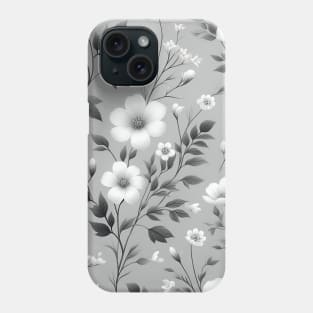 White Flowers Phone Case