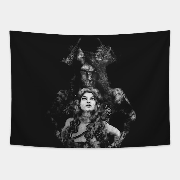 Beauty and the Beast II Tapestry by Zanephiri