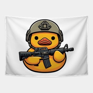 tactical Rubber Duck Tapestry