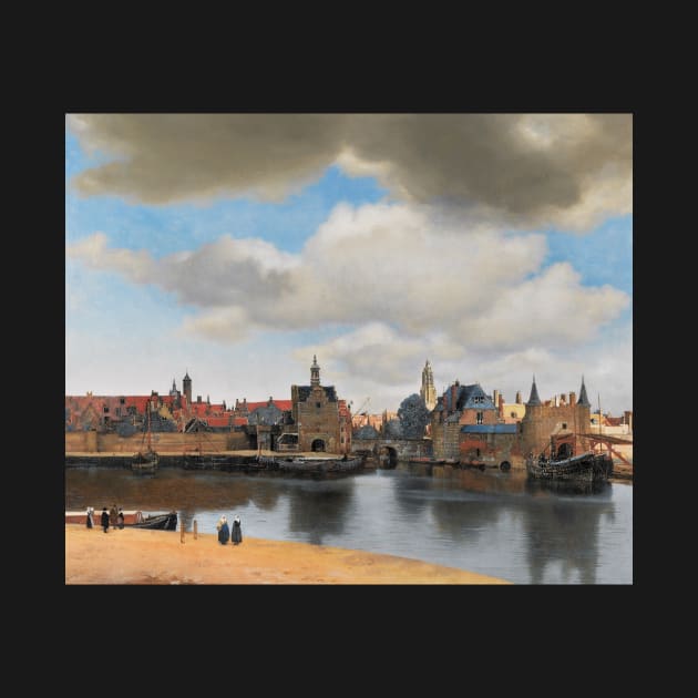 View on Delft by Jan Vermeer by Classic Art Stall