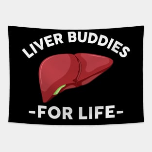 Liver Buddies For Life Tapestry