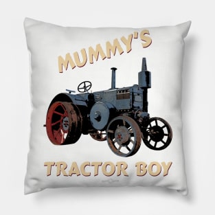 Mummy's tractor boy Pillow