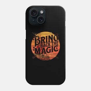 Bring Back the Magic of the Good old days of the Theme Parks Phone Case