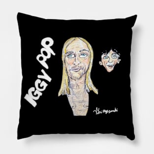 Iggy Pop Godfather of Punk Pillow