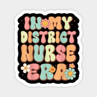 Groovy in My District Nurse Era District Nurse  Retro Magnet