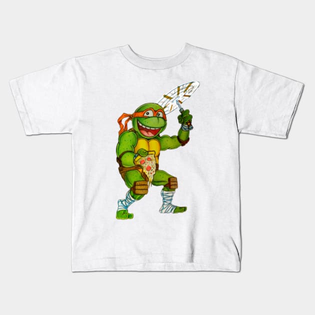 Michaelangelo  Teenage mutant ninja turtles  Kids T-Shirt for