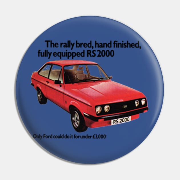 FORD ESCORT RS2000 - advert Pin by Throwback Motors