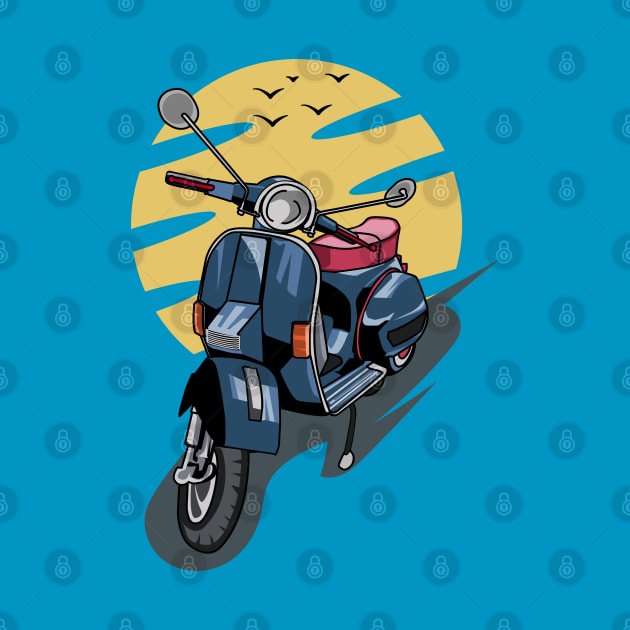 Vespa Addict by CoretanVector