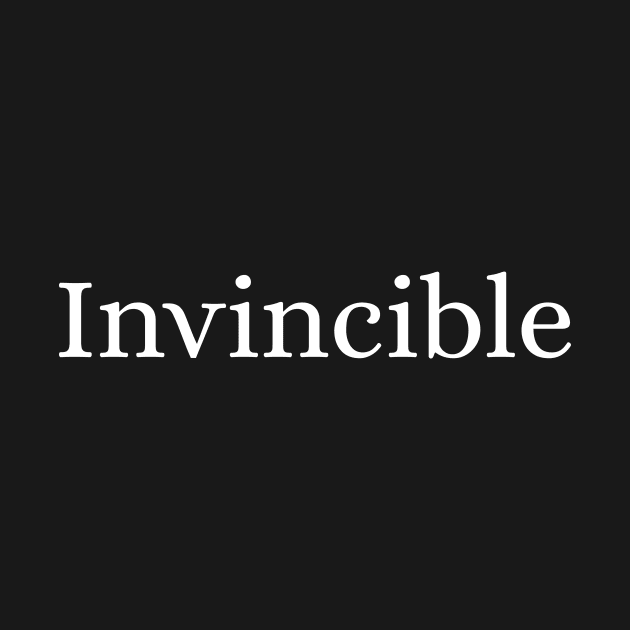 Invincible by Des