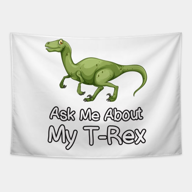 Types Of Dinosaurs - Dinosaur Boys Girls Tapestry by chrizy1688