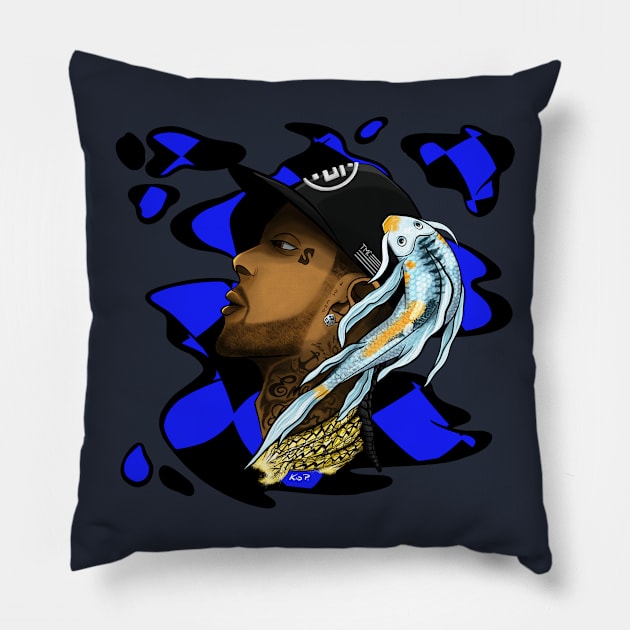 RP Nipsey Hussle Legend Rapper Pillow by mandibasah88