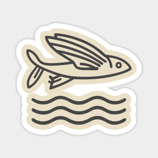 Flying Fish Logo Magnet