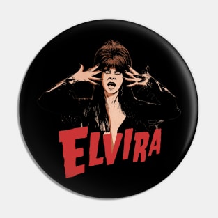 Elvira Wow Pin