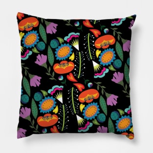 Colorful Plants Pillow