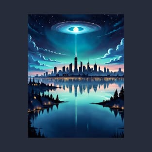 Out of this World - Magical Nighttime Skyline T-Shirt