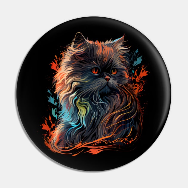 Persian Cat Pin by JH Mart