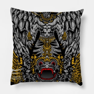 Barong bali feat Garuda Wishnu Kencana Pillow