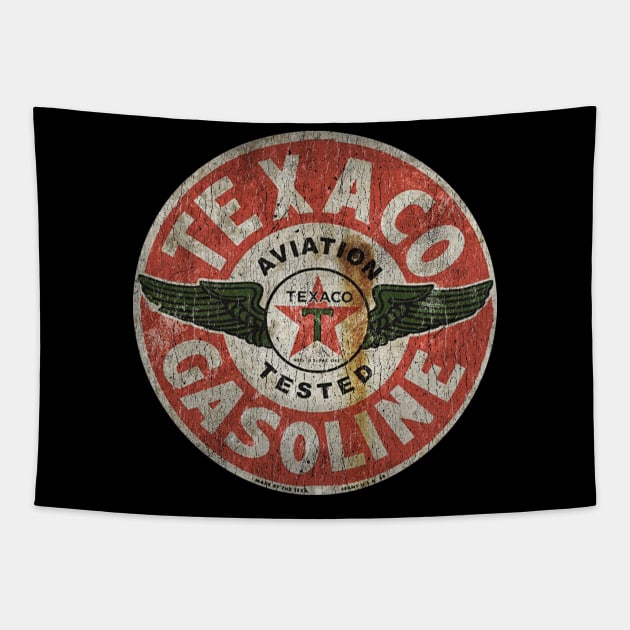 Texaco Vintage Aviation Fuel sign USA Tapestry by Amandeeep