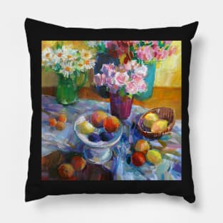 Yellow Still Life Pillow