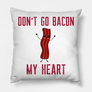 Bacon Lover Funny Food Pun Pillow