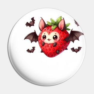 Fruit Bat Strawberry Edition Pin