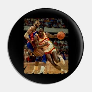 Dominique Wilkins in Atlanta Hawks Pin