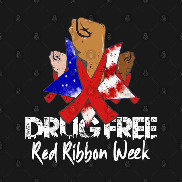 Red Ribbon Week Awareness In October We Wear Red by alcoshirts