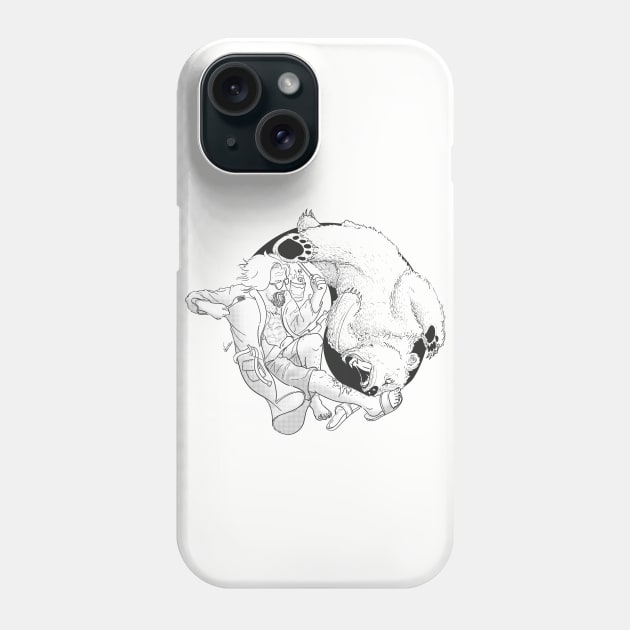 Sometimes you eat the bear, and sometimes,... Phone Case by moritzstork