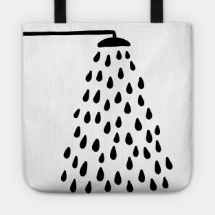 Shower in bathroom Tote