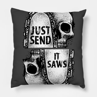 Skulls ‘n’ Bars Pillow